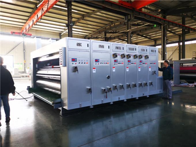 Corrugated Carton Box Printing Rotary Die Cutting Machine Automatic Feeding