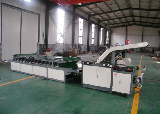 China Semi Automatic Flute Laminating Machine / Cardboard Making Machine supplier