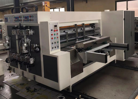 China Multicolor Water Base Flexo Printer Slotter Machine Automatically CE Certification supplier