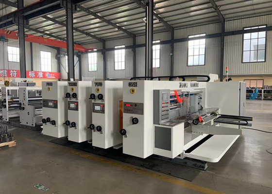 China Custom Flexo Printer Die Cutting Slotter Machine Automatic Independent Lead Edge Feeding supplier
