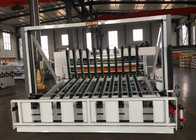 Double Press Line of Paperboard Automatic Feeder Flexo Printer Slotter Die Cutter With Stacker Machine