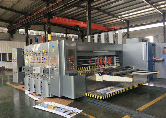 China Planetary Gear Structure Flexo Printer Slotter / Carton Box Packing Machine supplier
