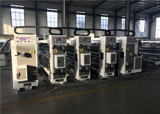 China Corrugated Paperboard Carton Machine , Ink Printing Die Cutting Machine supplier