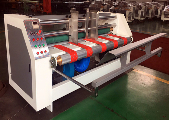 China Vacuum Adsorption Feeder Paperboard Multi Knives Slitter Scorer Machine supplier