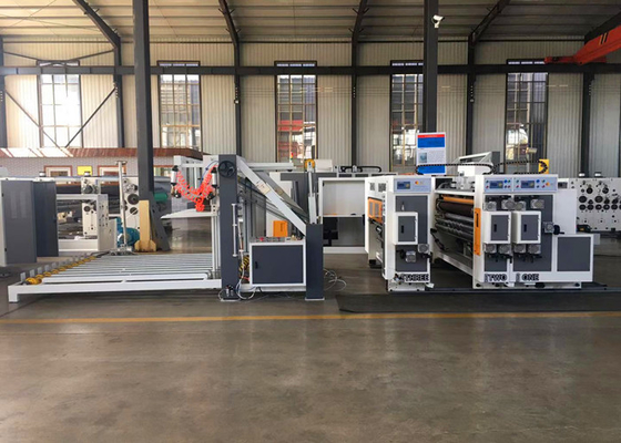 China Automatic  Feeder Corrugated Carton Flexo Printing Slotting Machine With Long Life supplier